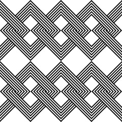 Design seamless monochrome chain pattern