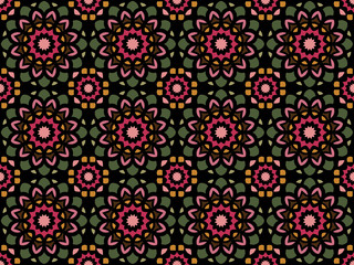 Abstract Oriental Pattern. Modern Shape. Endless Vector.
