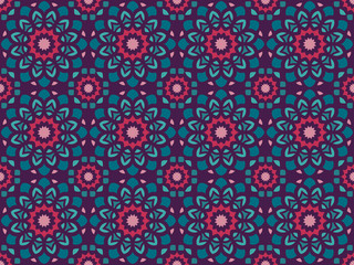 Abstract Oriental Pattern. Modern Shape. Endless Vector.