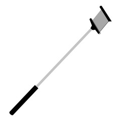 Isolated selfiestick illustration