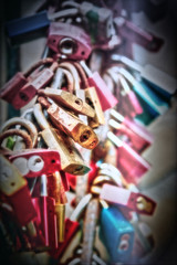 Liebeschl&ouml;sser in Grunge Feeling