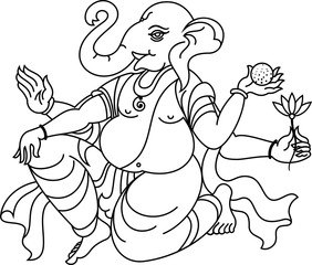 Ganesha The Elephant God Of Hindu Religion