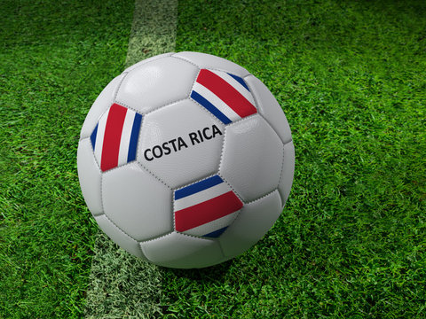 Costa Rica soccer ball