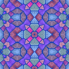 Abstract kaleidoscope seamless pattern for background / mosaic - 182179671