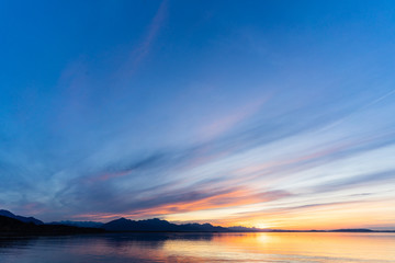 Sonnenuntergang am Chiemsee