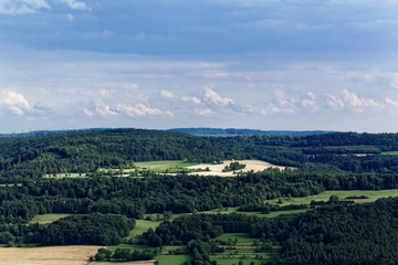 Fototapeta na wymiar Landscape in Northern Franconia