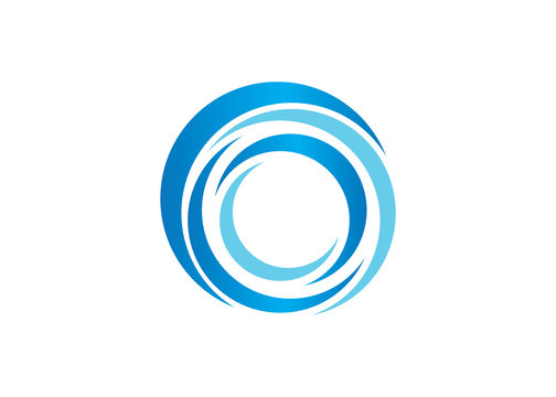 sphere wave dynamic logo