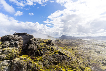 Fototapeta na wymiar Vulkanfeld Krafla in Nord-Island