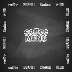 Fototapeta na wymiar emblem coffee menu