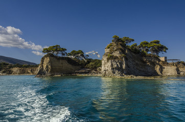 Naklejka premium maritime promontories in zakynthos