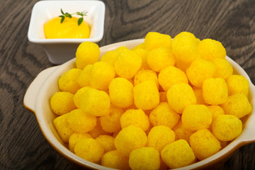 Cheese corn balls