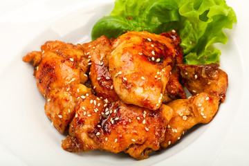 Teriyaki thighs