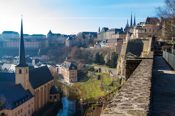 Luxembourg city, corniche