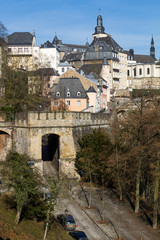 Obraz premium Luxembourg city, corniche