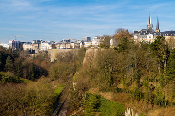 Obraz premium Luxembourg city, corniche