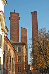 Fototapeta premium Pavia, le torri medievali