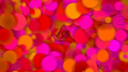 Abstract background with vortex particles