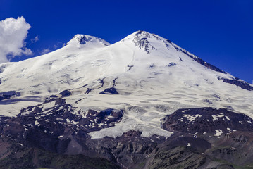 Fototapeta na wymiar Mount Elbrus, Caucasus, Kabardino-Balkaria, Russian Federation