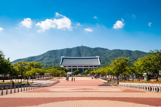 Chungcheongnam-do Cheonan, South Korea - Independence Hall of Cheonan, South Korea.