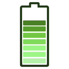Isolated battery icon