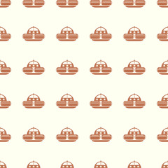 Sea transport vector illustration on a seamless pattern background