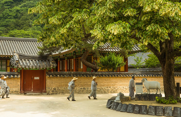 숲속의 고건축