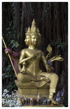 Temple statue Chiang Mai Thailand