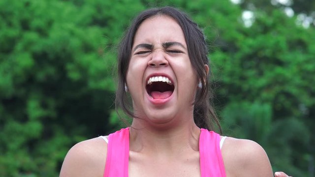 emotional pain female teen