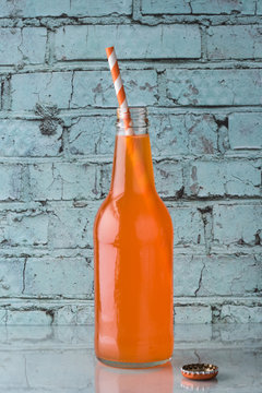 A Bottle of Orange Soda