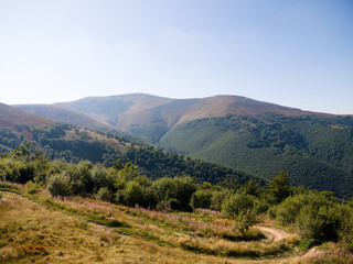 Fototapeta na wymiar Transcarpathia mountains, Zakarpattia mountains