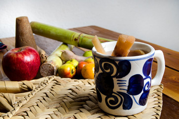 Mexican posadas fruit punch in white cup