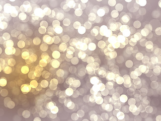 Warm light bokeh style background, illustration.