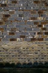 three toned brick wall texture