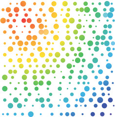 background with colorful circles