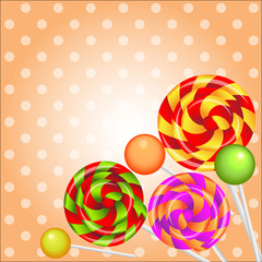 shiny lollipops