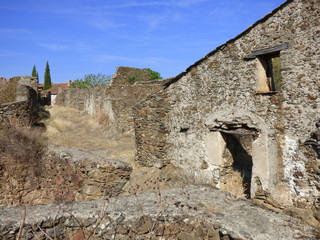 Pueblo abandonado de Granadilla en Caceres ( Extremadura, España)