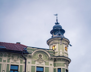 Fototapeta na wymiar building in Ljubljana