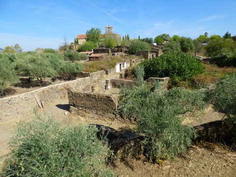 Granadilla pueblo historico abandonado en Caceres ( Extremadura, España)