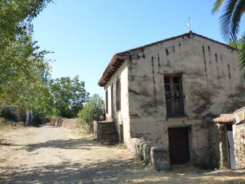 Granadilla pueblo historico abandonado en Caceres ( Extremadura, España)