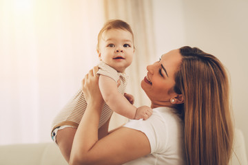 Little Boy With Mother