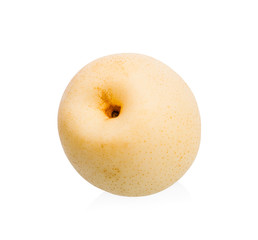 Chinese pear isolated on white background