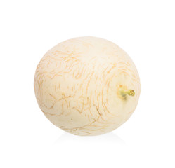 cantaloupe isolated on white background