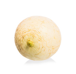 cantaloupe isolated on white background