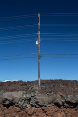 tower power electricity  of blue sky