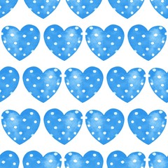 Hearts. Seamless pattern 3