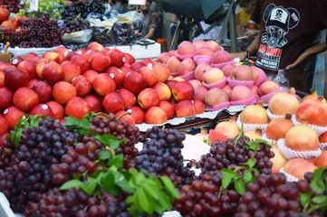 Fruit Stall In China Town Bangkok Thailand