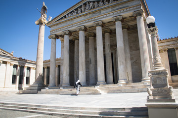 Fototapeta premium The modern academy of Athens, the capital of Greece 