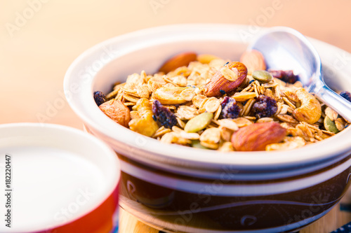 Milk and cereal asian style picture 993