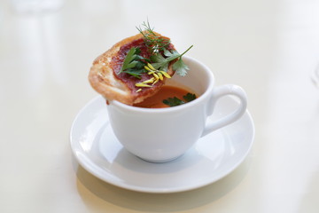 フランス料理　スープ