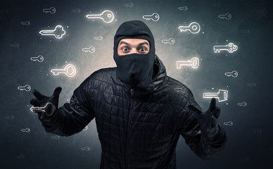 Burglar holding tool.